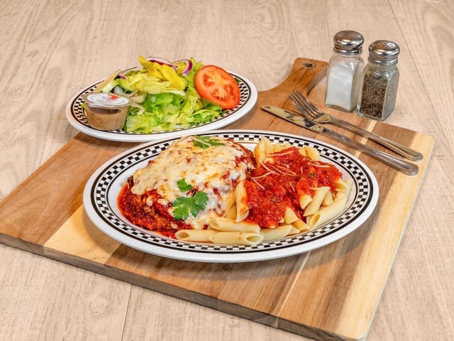 Chicken Parmigiana.