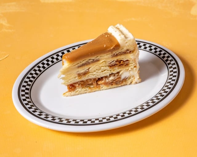 Caramel Crunch 3 layer Cake.