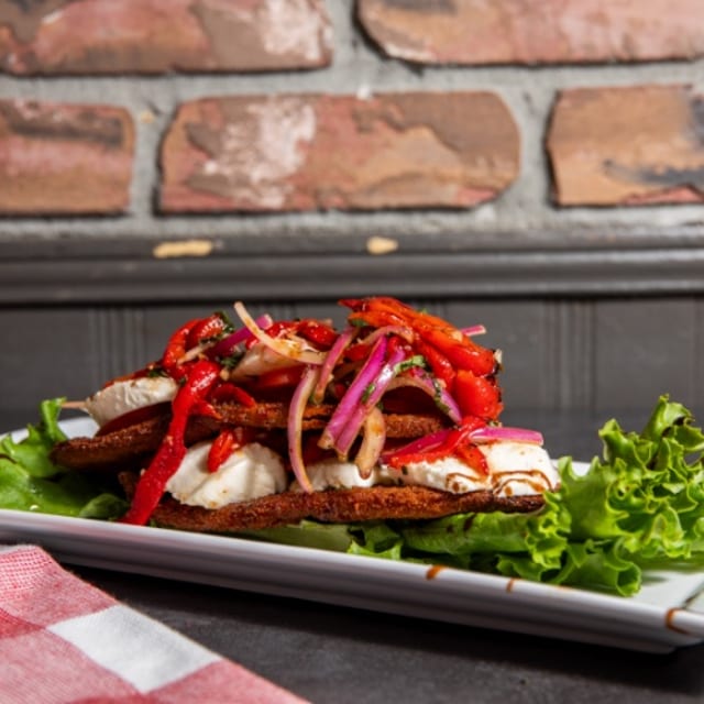 Kristine's Eggplant Stack Salad.