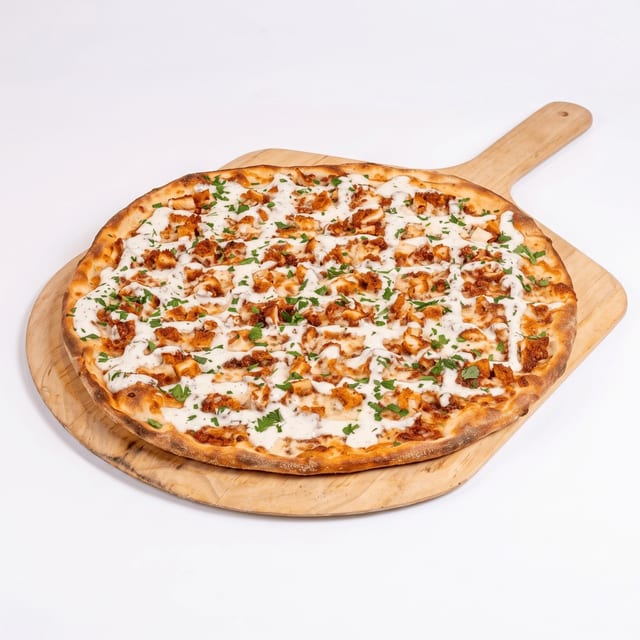 Chicken Bacon Ranch Pizza.