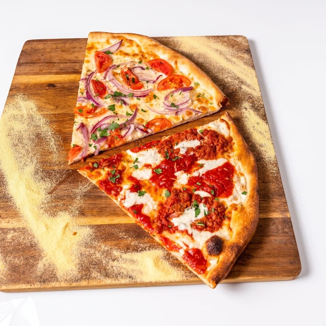 L - 2 Sicilian Slices & a Soda.