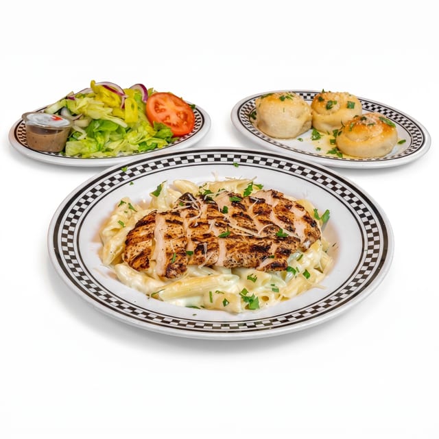 Grilled Chicken Alfredo.
